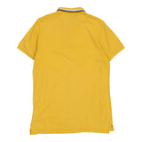 Napapijri Polo Shirt - Large Yellow Cotton