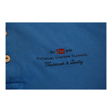 Napapijri Polo Shirt - Large Blue Cotton