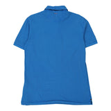 Napapijri Polo Shirt - Large Blue Cotton