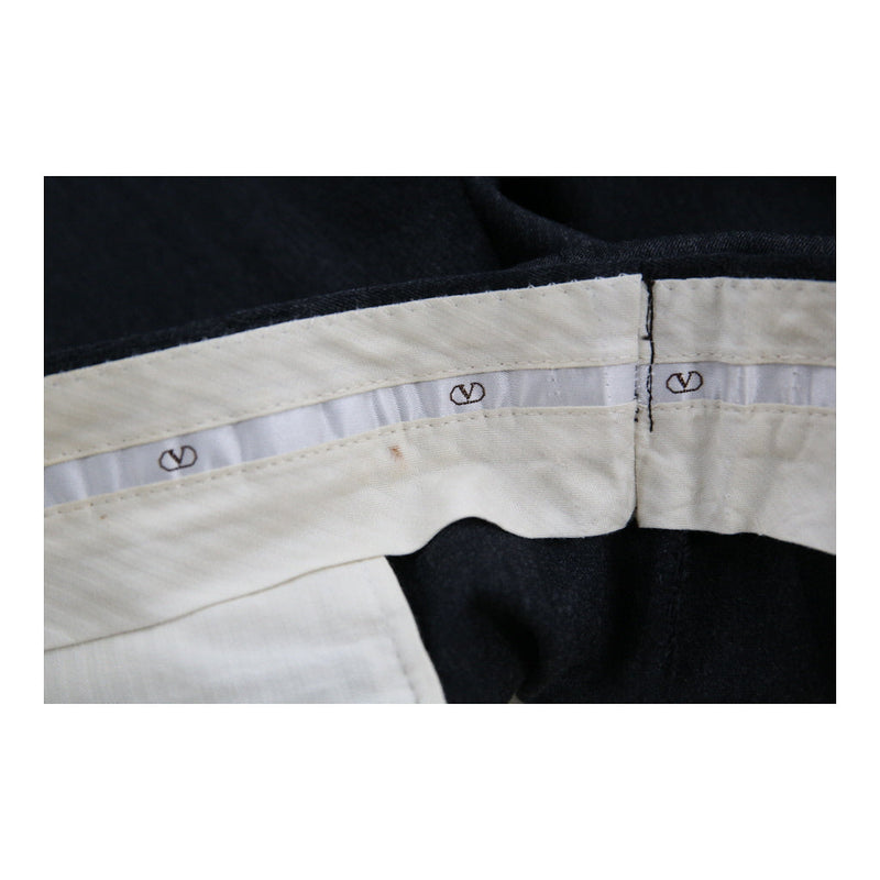 Valentino Trousers - 33W 31L Grey Wool