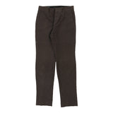 Gucci Trousers - 30W UK 10 Brown Cotton Blend