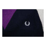 Vintage block colour Age 14-15 Fred Perry Jumper - boys small