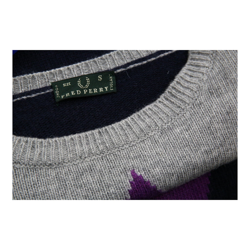 Vintage block colour Age 14-15 Fred Perry Jumper - boys small