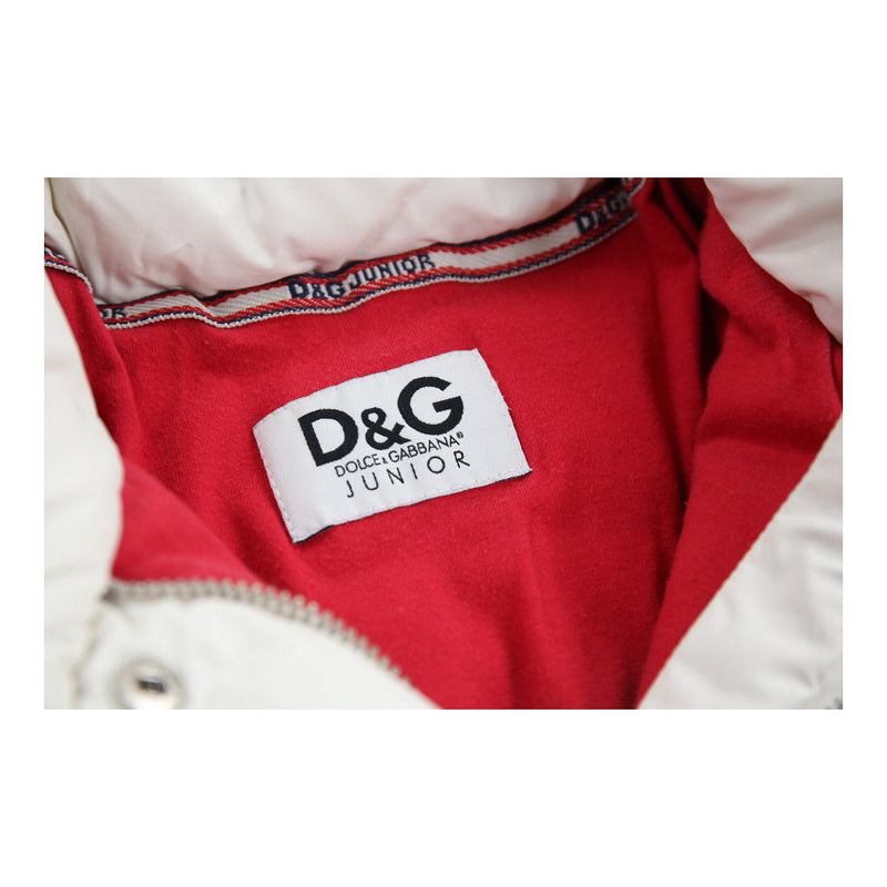 Vintage white Age 14 Dolce & Gabbana Puffer - girls medium