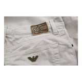 Age 10-11 Armani Jeans Trousers - 26W 25L Beige Cotton