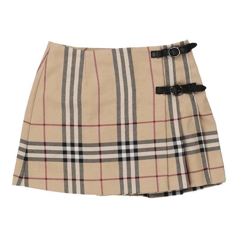 Age 8-9 Burberry Skirt - 22W 11L Beige Wool Blend