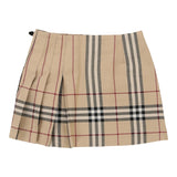 Age 8-9 Burberry Skirt - 22W 11L Beige Wool Blend