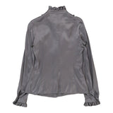 Vintage grey Emporio Armani Blouse - womens medium