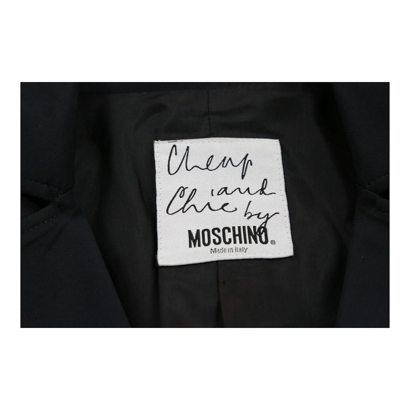 Vintage black Cheap & Chic Moschino Blazer - womens large