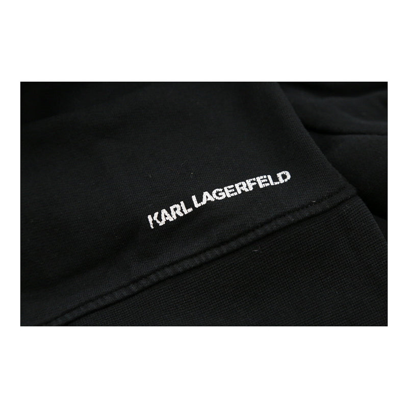 Vintage black Karl Lagerfeld Hoodie - womens small