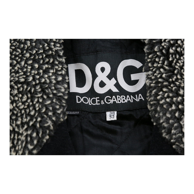 Vintage black Dolce & Gabbana Trench Coat - womens x-large