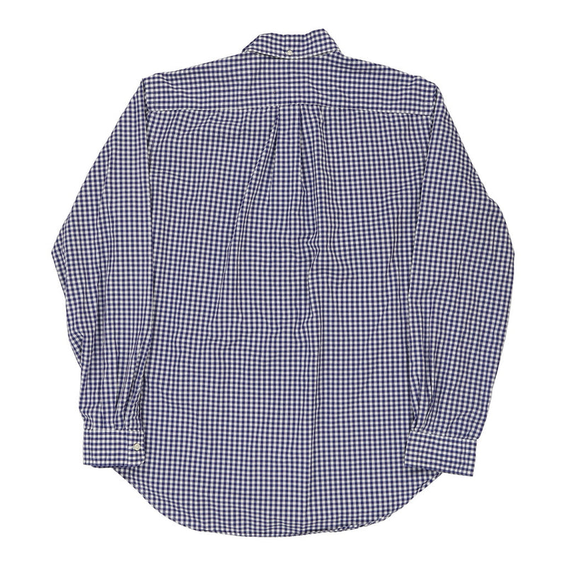 Ralph Lauren Checked Shirt - Large Blue Cotton