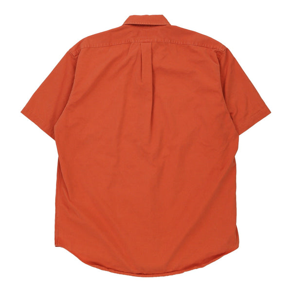Vintage orange Ralph Lauren Short Sleeve Shirt - mens x-large