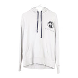 Tommy Jeans Spellout Hoodie - Small White Cotton