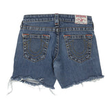 Made in USA Tony True Religion Denim Shorts - 28W UK 4 Blue Cotton