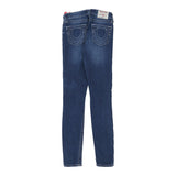 True Religion Skinny Jeans - 27W UK 6 Blue Cotton