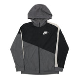 Nike Spellout Jacket - XL Grey Nylon