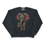 Riot Society Graphic Sweatshirt - XL Grey Cotton Blend