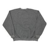 City Built Unbranded Graphic Sweatshirt - Large Grey Cotton Blend