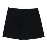 Vintage black Onde Mini Skirt - womens 32" waist