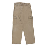 Wrangler Cargo Trousers - 30W 30L Brown Cotton