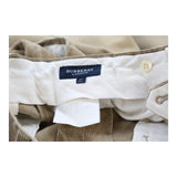 Burberry London Cord Trousers - 32W 29L Brown Cotton