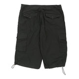 Burberry London Cargo Shorts - 34W UK 12 Black Cotton