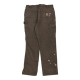Carhartt Carpenter Trousers - 34W 30L Khaki Cotton