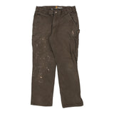 Carhartt Carpenter Trousers - 34W 30L Khaki Cotton