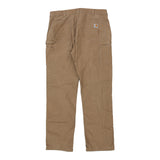 Carhartt Carpenter Trousers - 38W 34L Brown Cotton