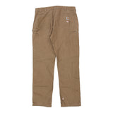 Carhartt Carpenter Trousers - 38W 34L Brown Cotton