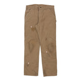 Carhartt Carpenter Trousers - 38W 34L Brown Cotton