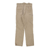 Paint Splattered Carhartt Trousers - 38W 34L Beige Cotton
