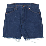 Wrangler Denim Shorts - 32W 7L Blue Cotton