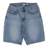 Lee Denim Shorts - 28W UK 8 Blue Cotton