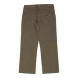 Vintage khaki Armani Jeans Trousers - mens 34" waist