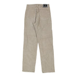 Vintage beige Versace Jeans Couture Cord Trousers - mens 33" waist