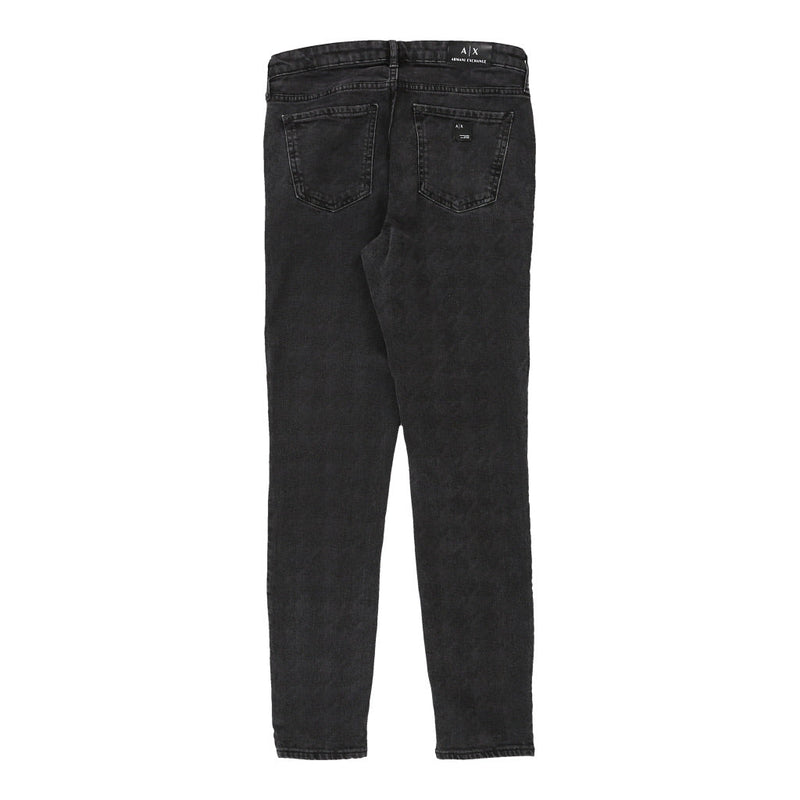 Armani Jeans - 30W UK 10 Black Cotton