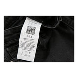 Armani Jeans - 30W UK 10 Black Cotton