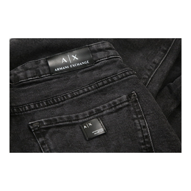 Armani Jeans - 30W UK 10 Black Cotton