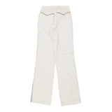 Vintage white Roberto Cavalli Trousers - womens x-small