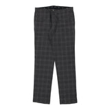 Dolce & Gabbana Checked Trousers - 39W 36L Grey Cotton