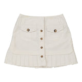 Vintage white Dolce & Gabbana Mini Skirt - womens 26" waist
