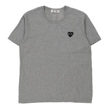 Vintage grey Play Comme Des Garcons T-Shirt - mens large