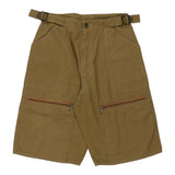 Vintage Armani Shorts - 26W UK 6 Khaki Cotton