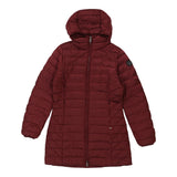 Vintage burgundy Napapijri Puffer - womens medium