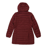 Vintage burgundy Napapijri Puffer - womens medium