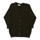 Vintage khaki Benetton Cardigan - womens x-large
