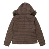 Vintage brown Armani Jeans Puffer - womens medium