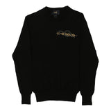 Vintage black Cavalli Class Jumper - mens x-small